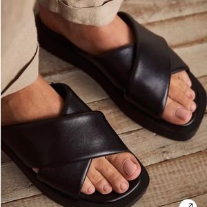 Free People Walsh Black Sandals